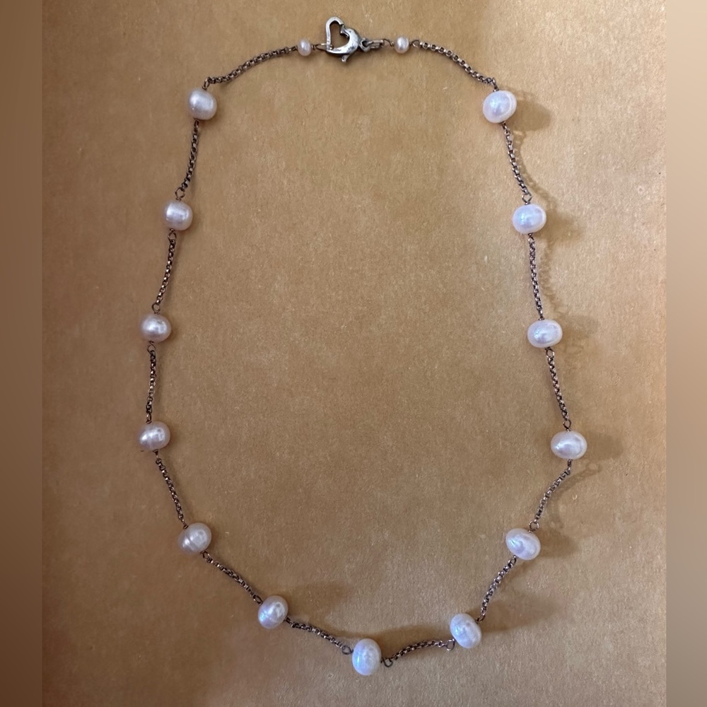 Pearl by the Yard necklace in Sterling Silver